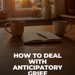 How To Deal With Anticipatory Grief